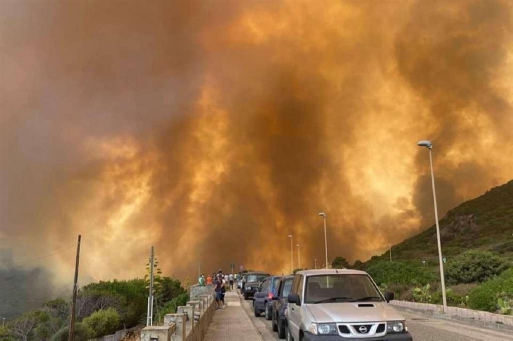 Emergenza incendi in Sardegna